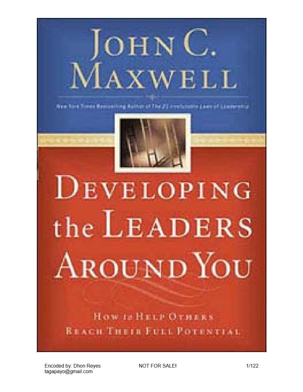 DEVELOPING THE LEADERS AROUND YOU cover