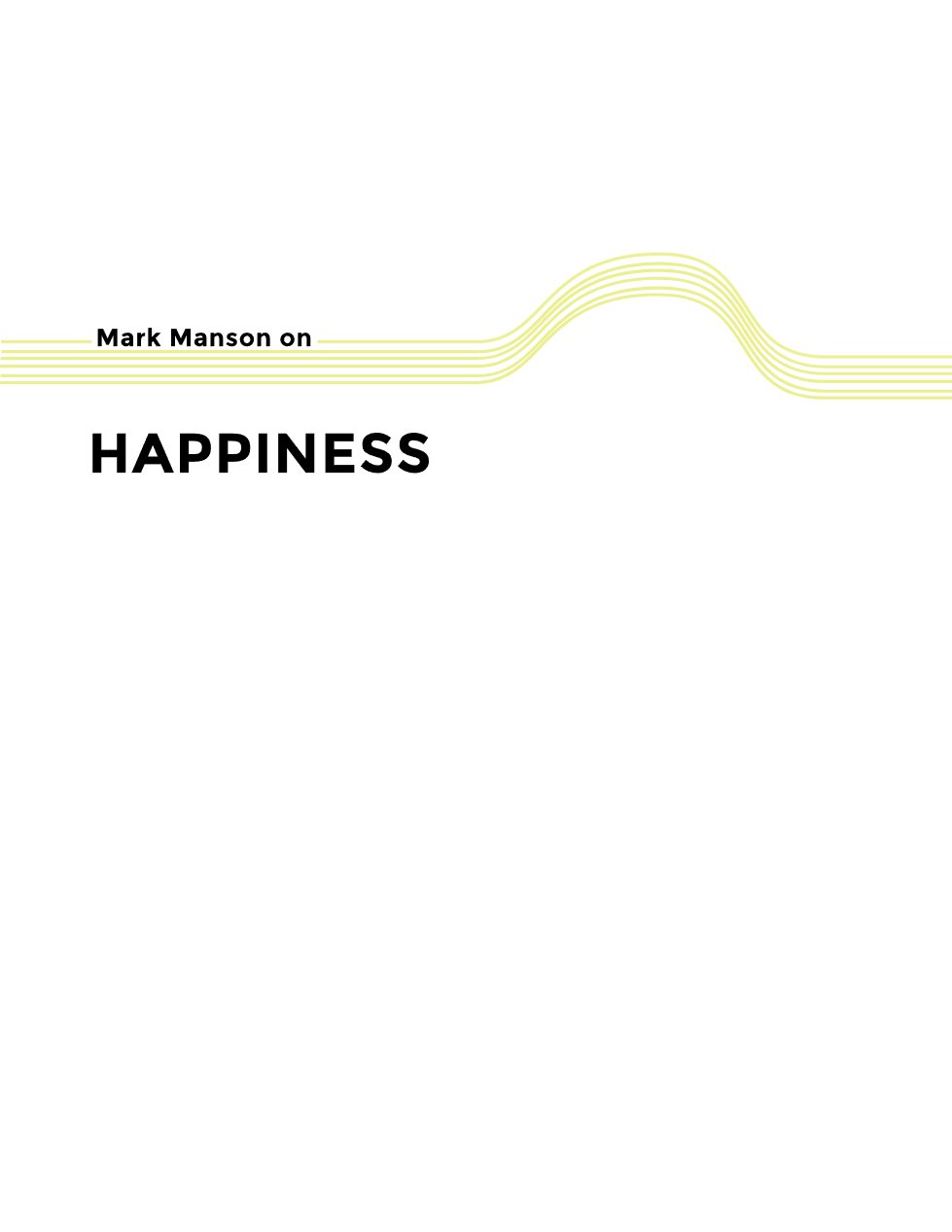 Happiness cover