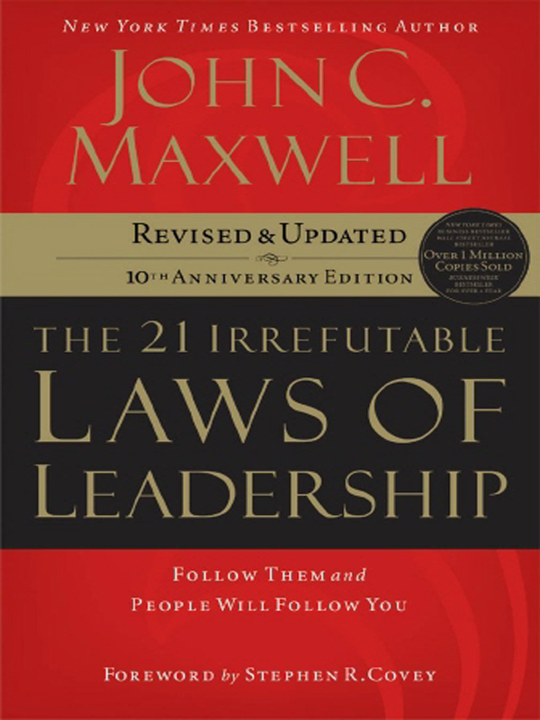 The 21 Irrefutable Laws of Leadership cover